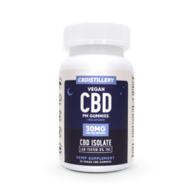 CBDistillery CBD Night-Time Gummies PM 30mg 750mg Isolate Melatonin