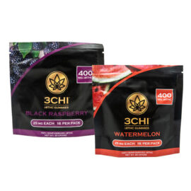 3Chi Delta 8 THC Gummies 25mg Black Raspberry Watermelon buy coupon discount best price