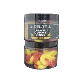 8Delta8 Delta 8 THC Gummies 20mg 300mg Peach Gummy Rings buy online sale