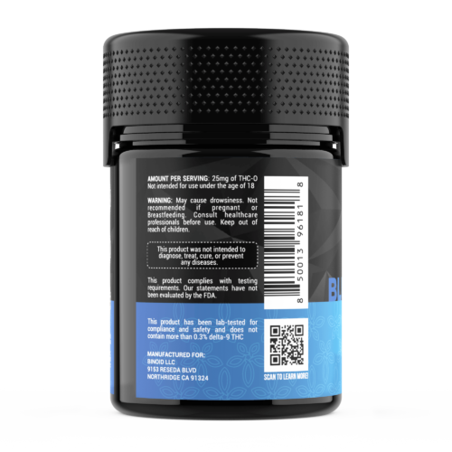 THC-O Acetate gummies ingredients amount per serving best