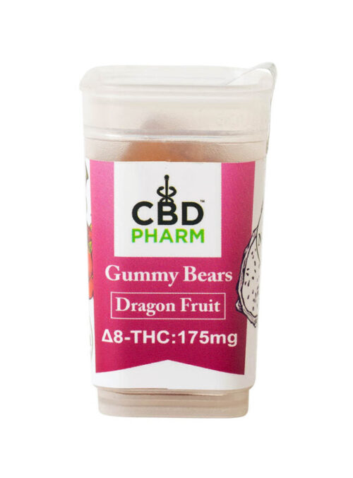 CBD Pharm Dragon Fruit Delta 8 THC Gummy Bears 175mg