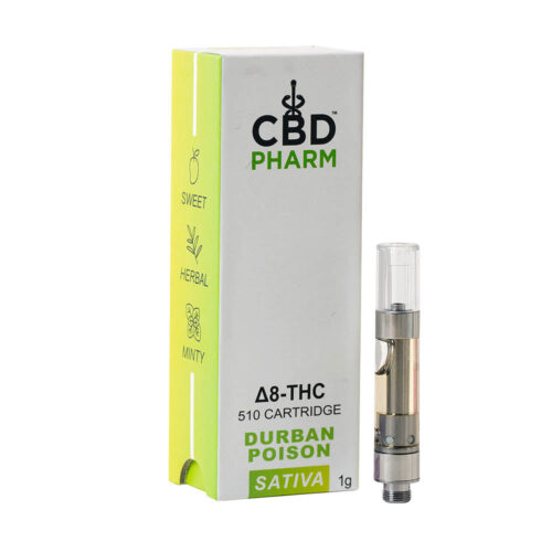 CBD Pharm Delta 8 THC Durban Poison Sativa Cartridge