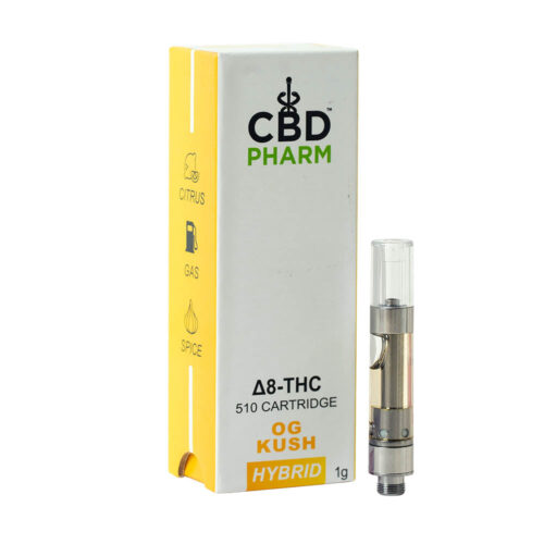 CBD Pharm Delta 8 THC OG Kush Hybrid Cartridge