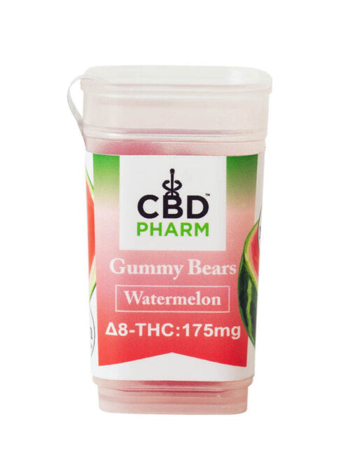 CBD Pharm Watermelon Delta 8 THC Gummy Bears 175mg