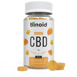 Binoid CBD Mango Fruit Gummies 300mg Hemp Organic buy online