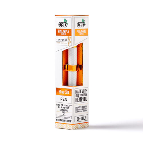 CBDfx Pineapple Express Terpenes Vape Pen 50mg Juice
