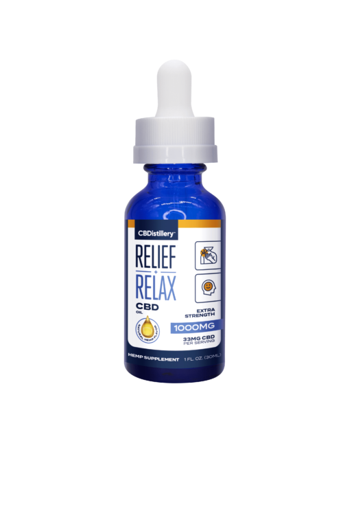 CBDistillery 1000mg Full Spectrum CBD Oil Tincture bottle New Label For Sale Discount No Box