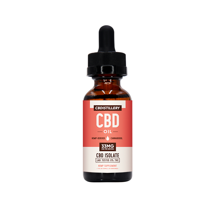 CBDistillery 1000mg Pure THC-Free CBD Oil Isolate Tincture for sale coupon Los Angeles
