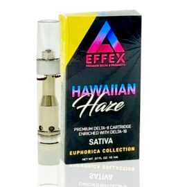 Delta 10 THC Vape Cartridge Hawaiian Haze Delta Effex Buy Online For Sale Best Price 1 Gram Sativa