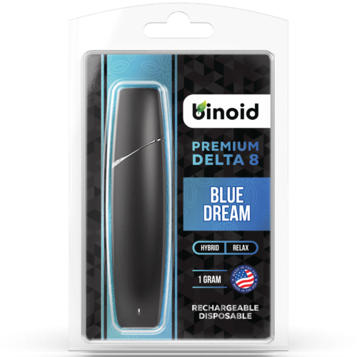 Delta 8 THC Rechargeable Disposable Vape Blue Dream 1 gram Buy Online For Sale