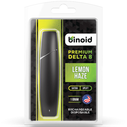 Delta 8 THC Rechargeable Disposable Vape Lemon Haze 1 gram Buy Online For Sale