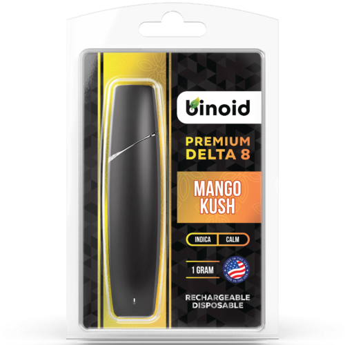 Delta 8 THC Rechargeable Disposable Vape Mango Kush 1 gram Buy Online For Sale