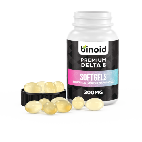 Delta 8 THC Capsules Softgels 300mg Vegan Buy Online For Sale Best Price