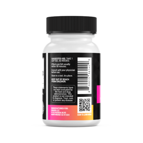 Delta 8 THC Capsules Softgels 750mg Suggested Use