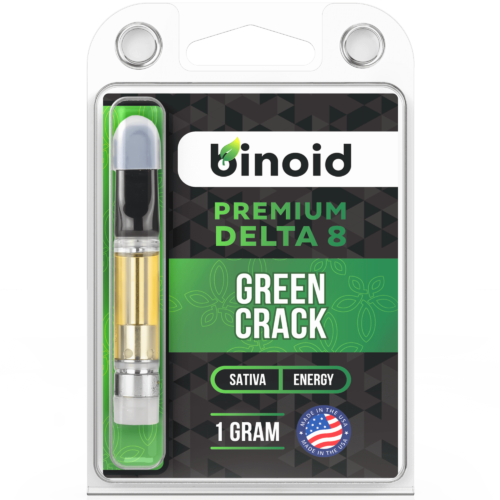 Buy Delta 8 THC Vape Cartridge Online Green Crack 1 gram Binoid For Sale best