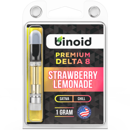 Buy Delta 8 THC Vape Cartridge Online Strawberry Lemonade Binoid For Sale best