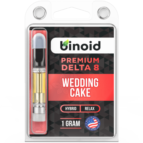 Buy Delta 8 THC Vape Cartridge Online Wedding Cake 1 gram Binoid For Sale best