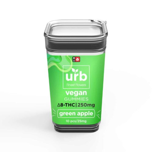 Urb Delta 8 THC Gummies Green Apple 250mg Buy Online