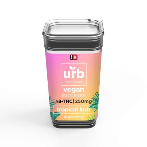 Urb Delta 8 THC Gummies Tropical Lush 250mg Buy Online