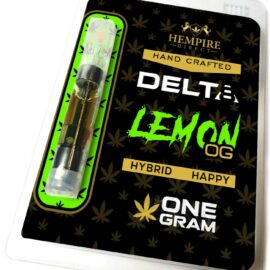 Hempire Direct Delta 8 THC Vape Cartridge Lemon OG Hybrid