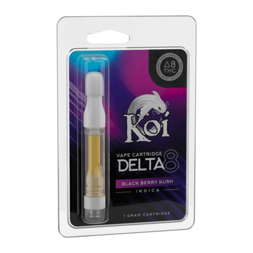 Koi Delta 8 THC Vape Cartridge Black Berry Kush 1 gram buy online for sale discount