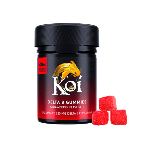 Koi Delta 8 THC Gummies Strawberry 25mg buy online for sale discount