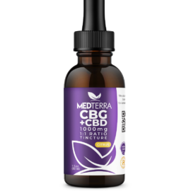Medterra CBG Oil 1000mg Citrus CBD 1:1