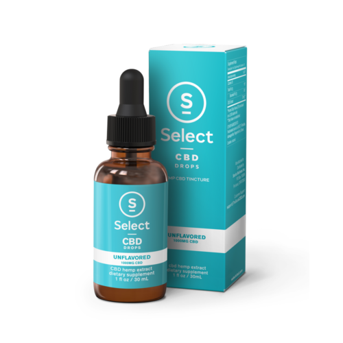 Select CBD Oil Drops Unflavored1000mg for sale online discount coupon