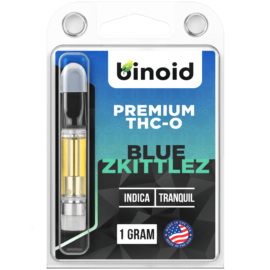 THC-O Vape Cartridge Buy online where to best place Blue Zkittlez Indica near me 1 gram thco how to