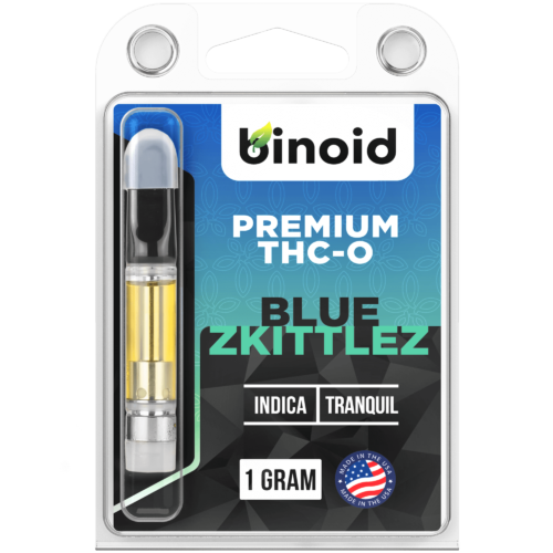 THC-O Vape Cartridge Buy online where to best place Blue Zkittlez Indica near me 1 gram thco how to