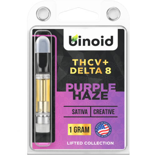 THCV Vape Cartridge Buy Online For Sale Delta 8 THC Purple Haze Sativa 1 Gram Best