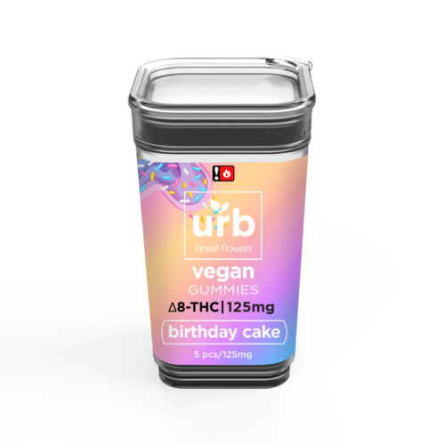 Urb Delta 8 THC Gummies Birthday Cake 125mg Buy Online
