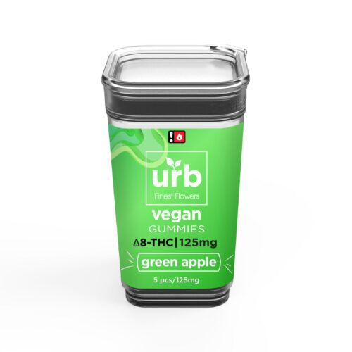 Urb Delta 8 THC Gummies Green Apple 125mg Buy Online