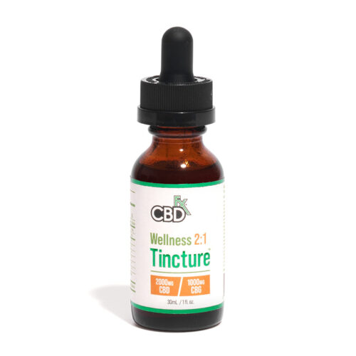 CBDfx CBD CBG Oil 2:1 Wellness 2000mg