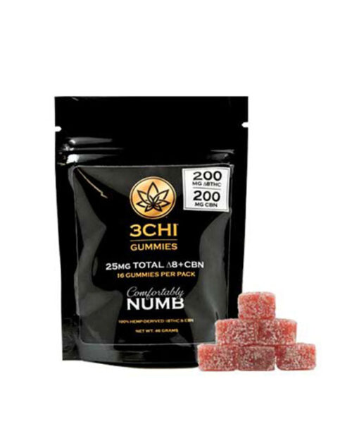 3Chi Delta 8 THC:CBN Gummies 400mg Comfortably Numb