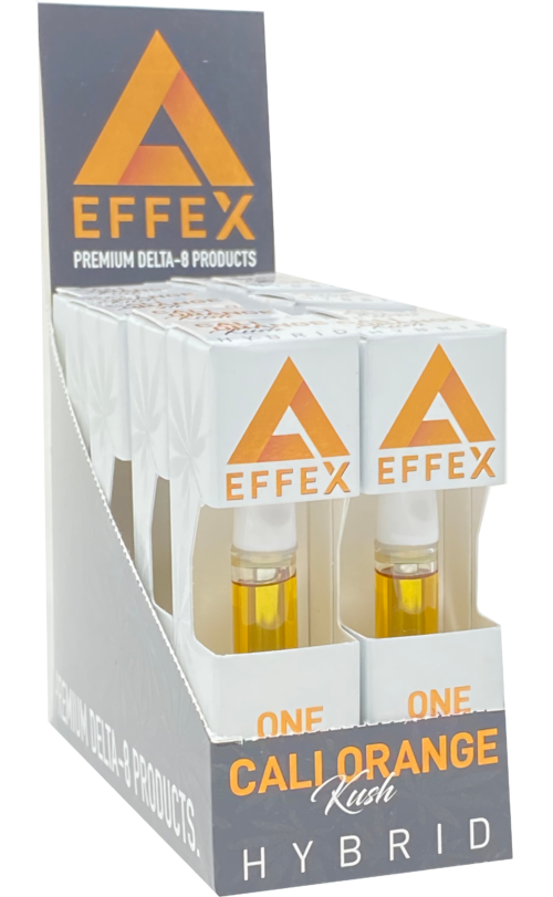Buy Delta Effex Delta 8 THC Vape Cartridge Cali Orange Kush 1 gram online